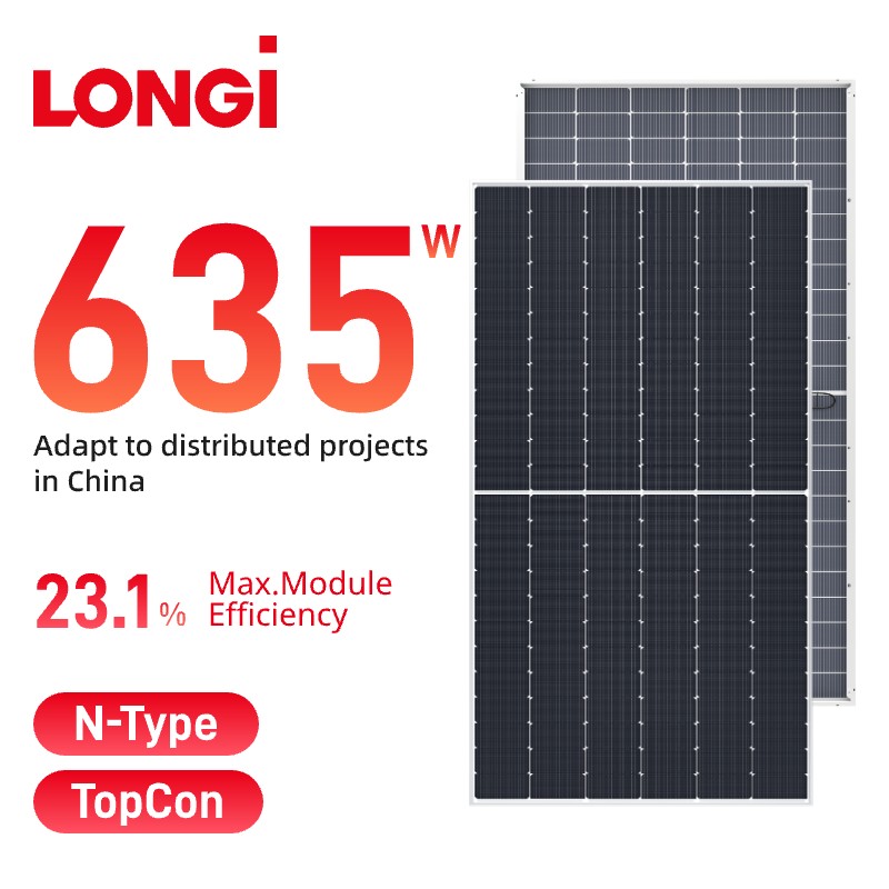 LONGi Hi-MO7 Bifacial 615-645w LR5-78HGD napelem
