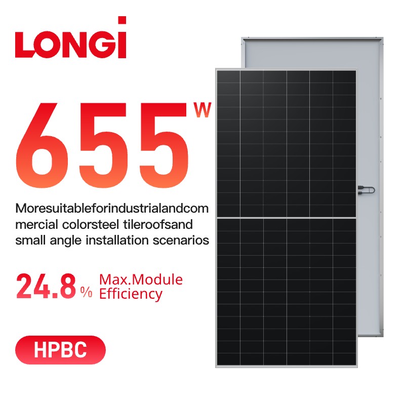 LONGi Himo X10 Monofacial 640-670w LR7-72HVHF napelem