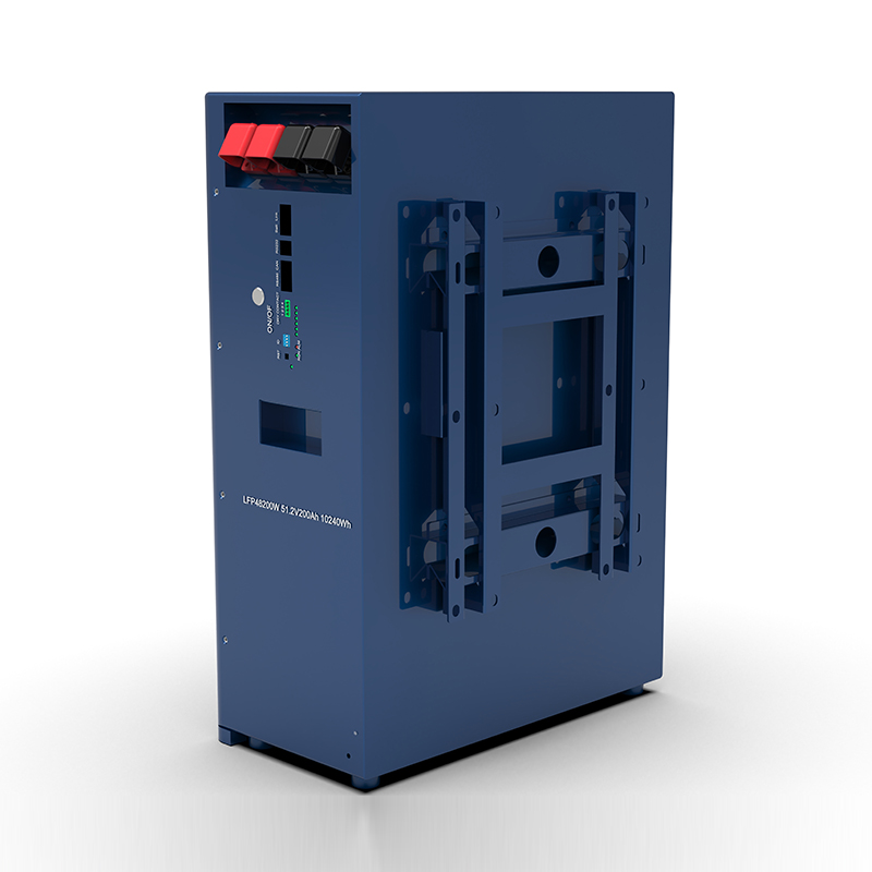 WERAN WRL-48100WB 51,2 V 100 Ah falra szerelhető LiFePO4 akkumulátor (5,12 kWh) – IP65, 6000 ciklus, kültéri, otthoni napelemes tároló