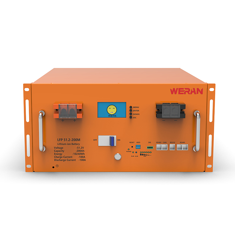 WERAN WRL-48200RO 51,2 V 200 Ah LiFePO4 rack akkumulátor (10,24 kWh) – 8000 ciklus, nagy áramerősség, moduláris napelemes tároló