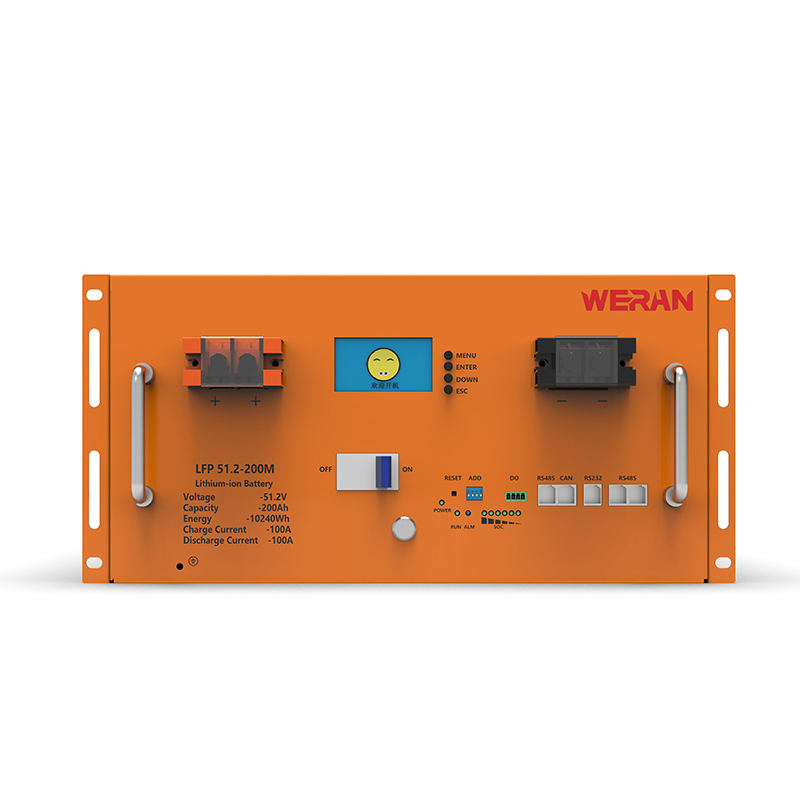 WERAN WRL-48200RO 51,2 V 200 Ah LiFePO4 rack akkumulátor (10,24 kWh) – 8000 ciklus, nagy áramerősség, moduláris napelemes tároló