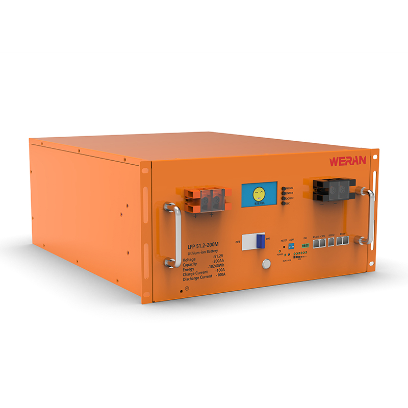 WERAN WRL-48200RO 51,2 V 200 Ah LiFePO4 rack akkumulátor (10,24 kWh) – 8000 ciklus, nagy áramerősség, moduláris napelemes tároló