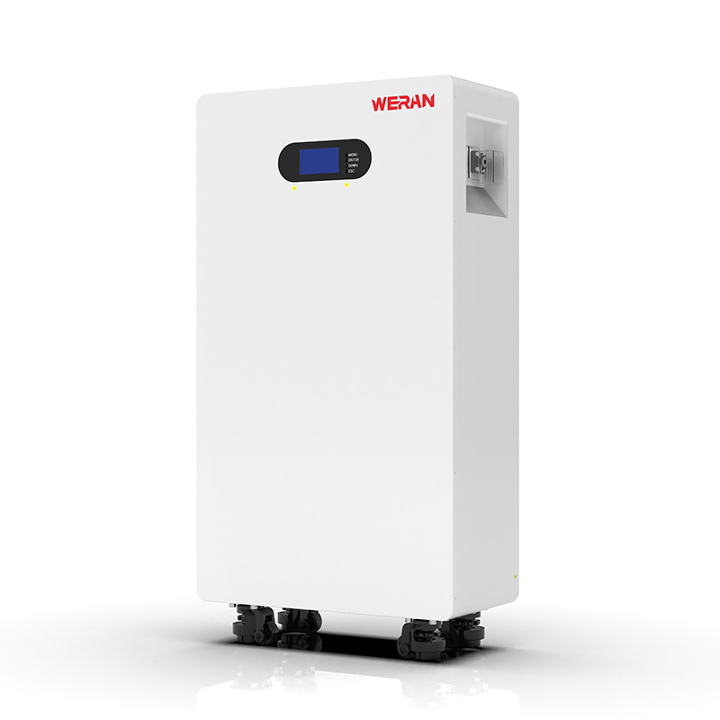 WERAN WRL-48200UW 51,2 V 200 Ah LiFePO4 akkumulátor (10,24 kWh) – IP65 kerekekre / falra szerelhető, egymásra rakható 48 V napelemes tároló