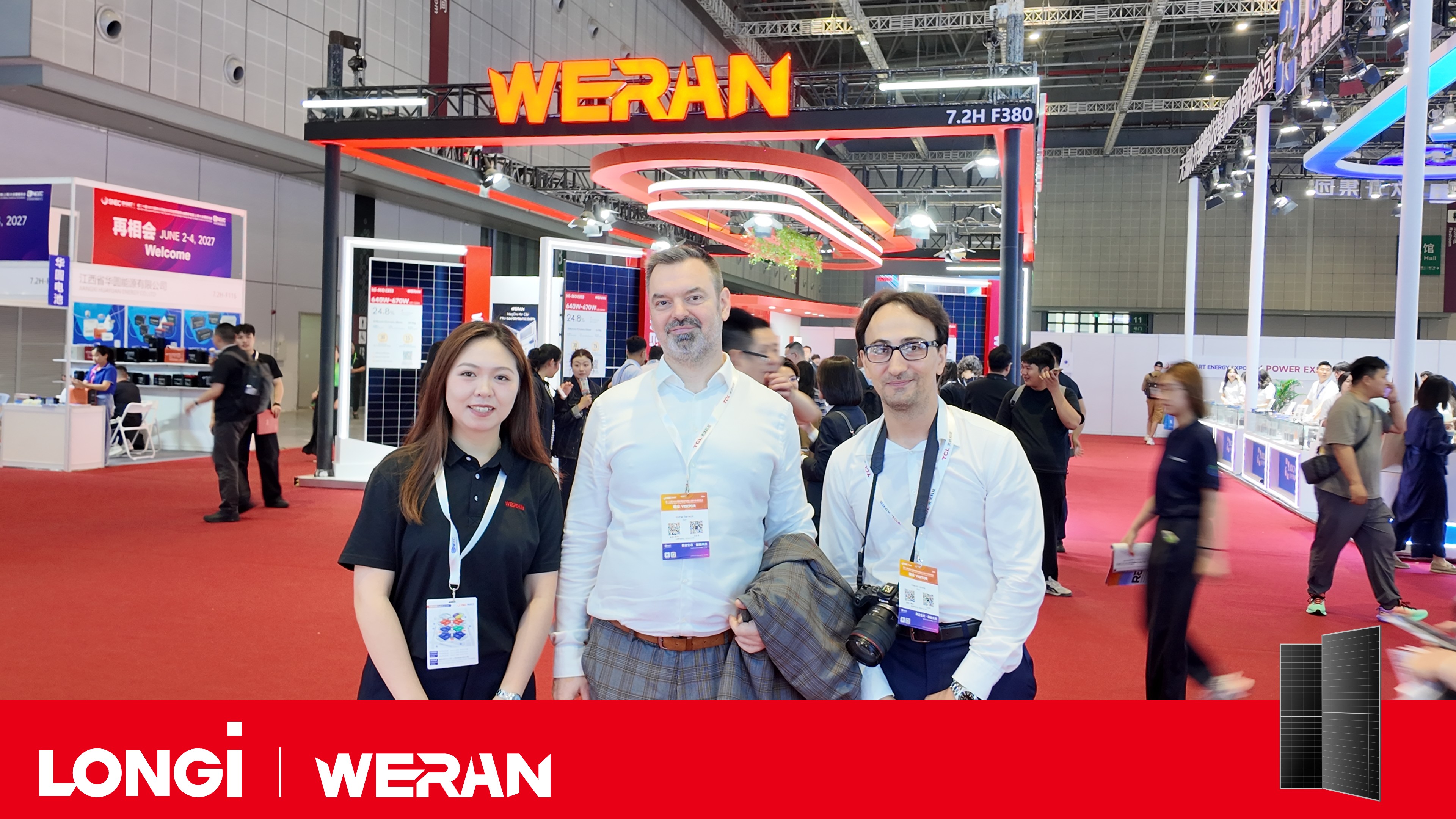 WERAN booth at SNEC 2026