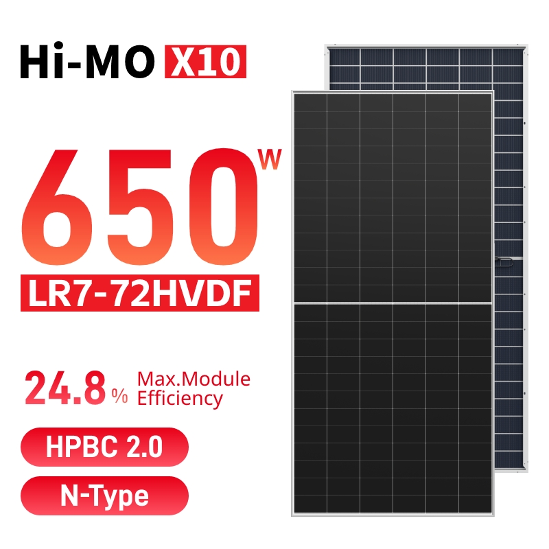 Mikroinverterek és sztringinverterek a LONGi Hi-MO X10 Guardian Anti-Dust 640-670 W-os kétoldalas, kétüveges szolárrendszerekhez